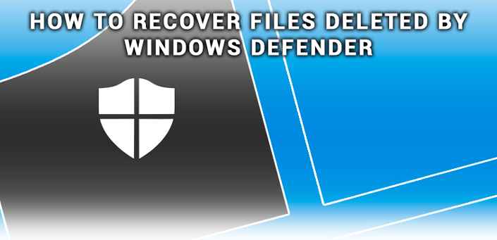 How to recover files deleted by Windows Defender?