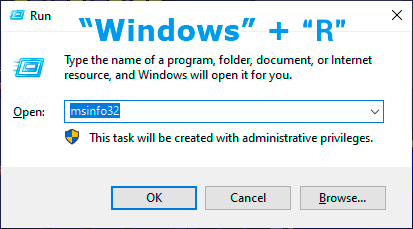 The command msinfo32